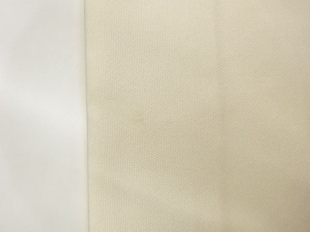  梅・桜模様織出し名古屋帯